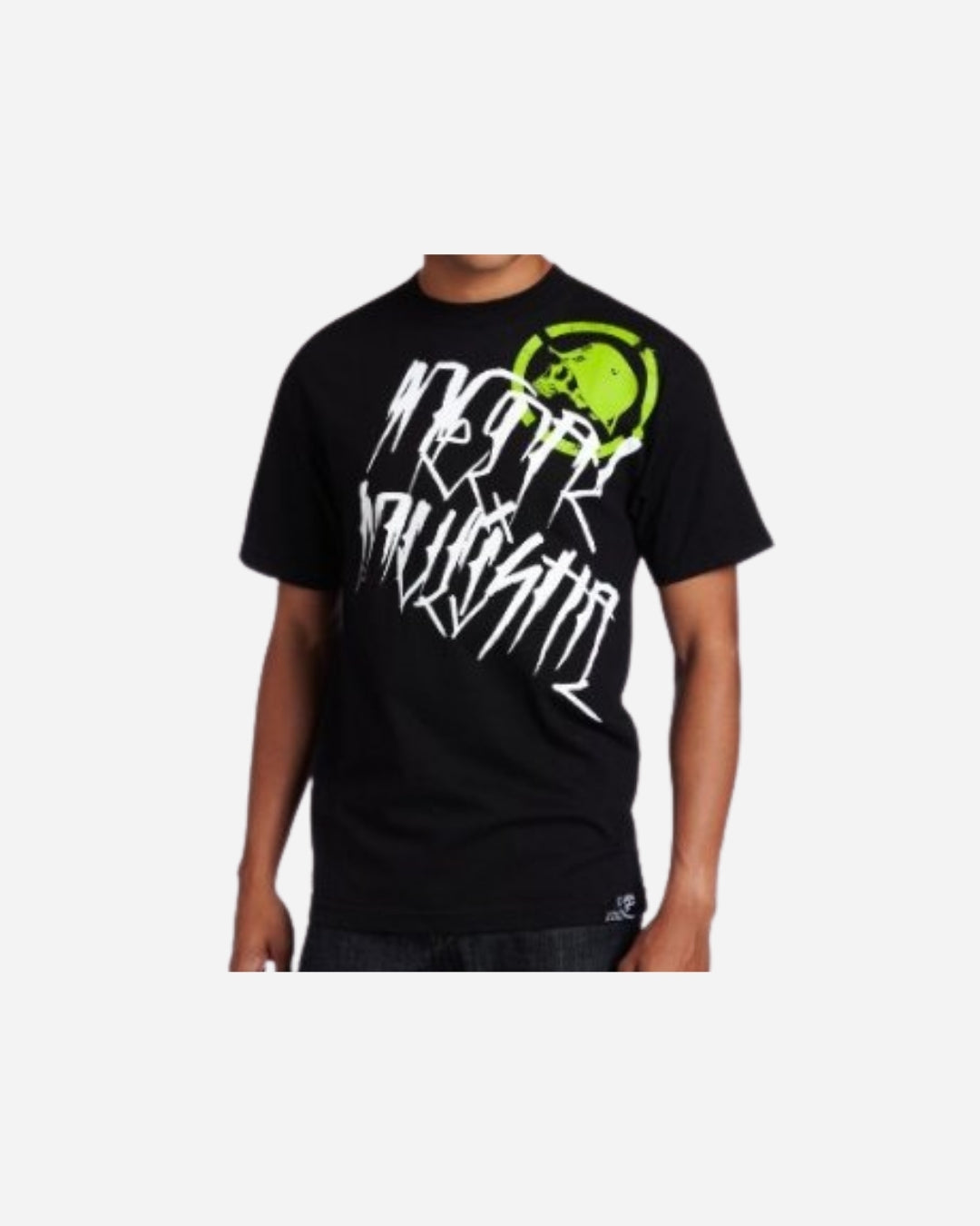 T-shirt Metal Mulisha Permanent - Noir/Vert