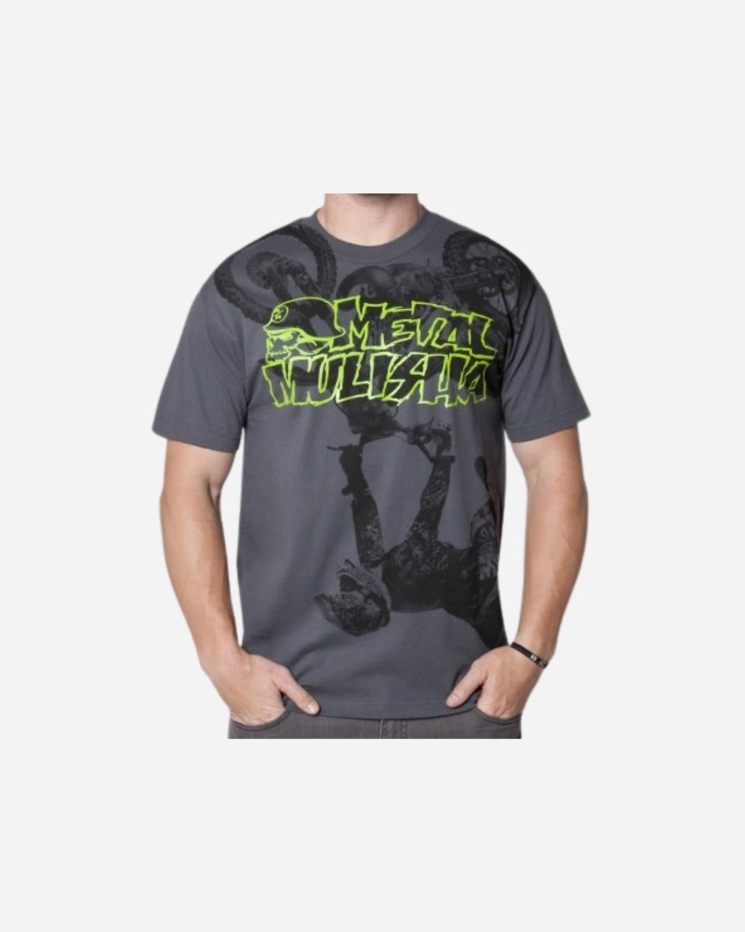 T-shirt Metal Mulisha Flipped - Anthracite