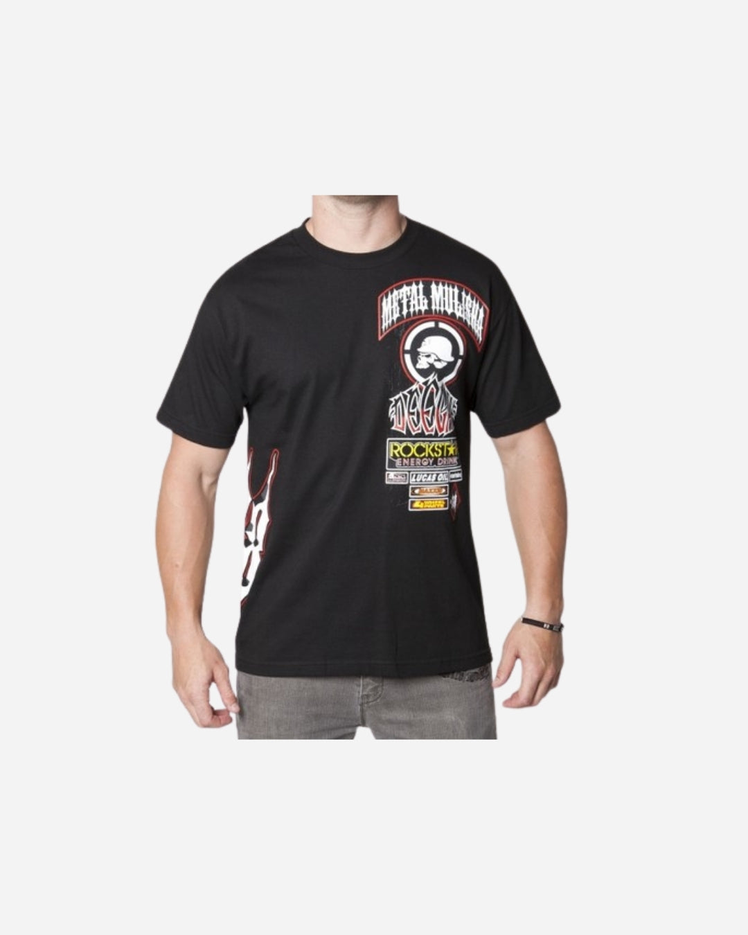 T-shirt Metal Mulisha Deegan Race - Noir