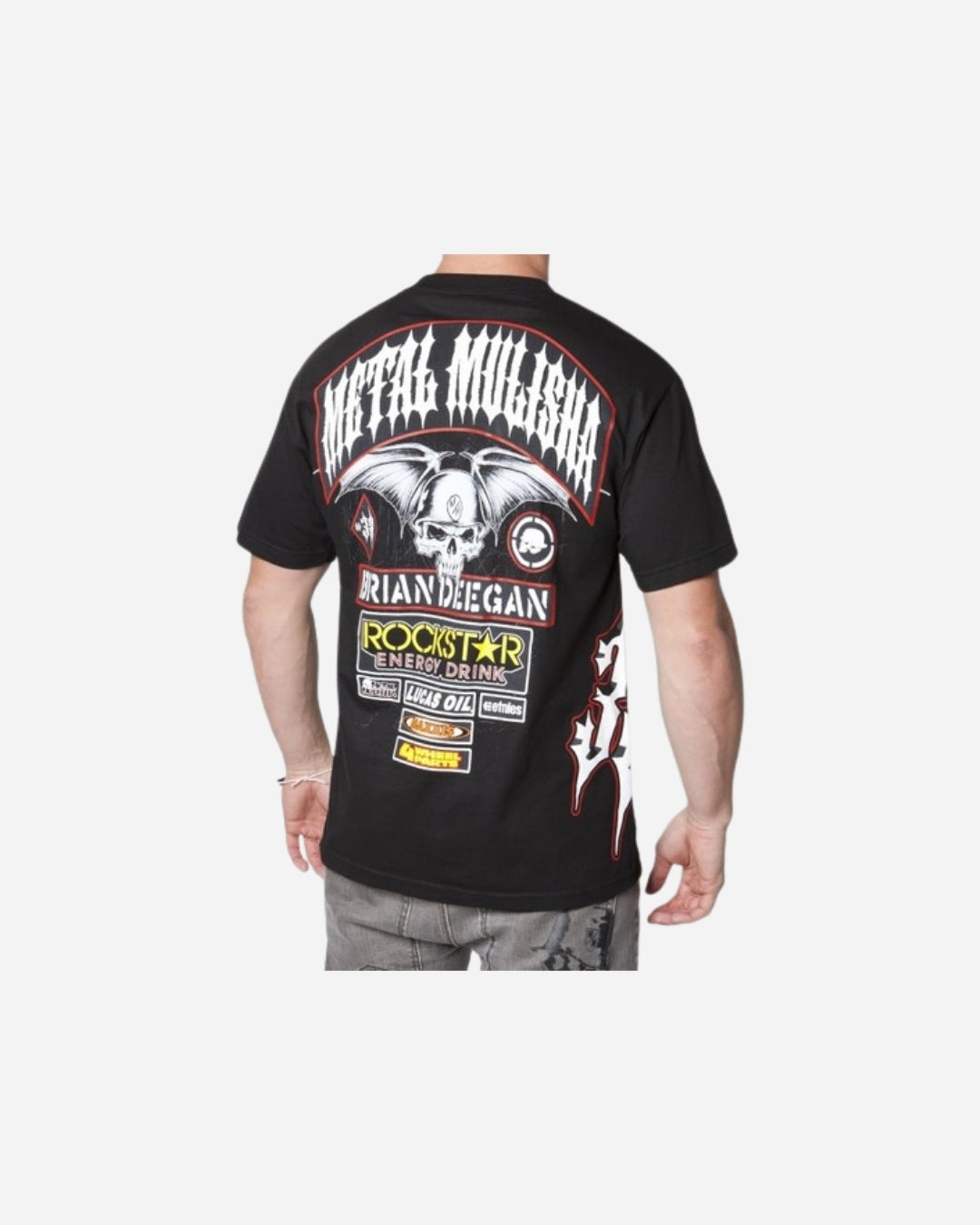 T-shirt Metal Mulisha Deegan Race - Noir