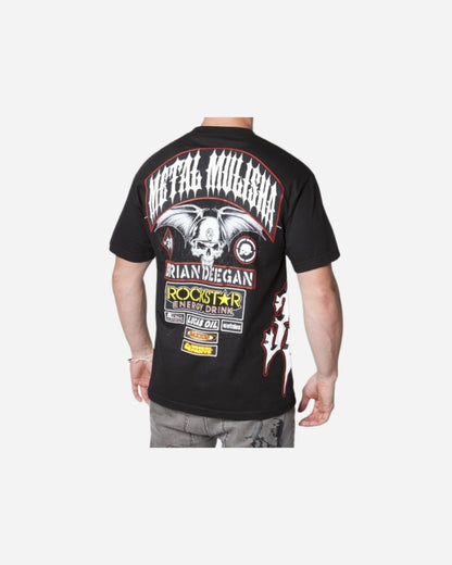 T-shirt Metal Mulisha Deegan Race - Noir