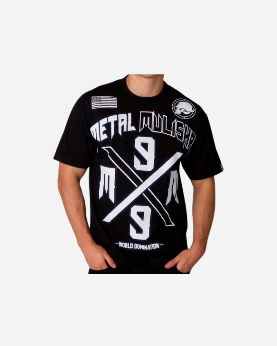 T-shirt Metal Mulisha Crosstrain - Noir