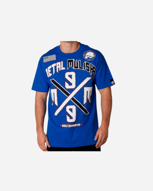 T-shirt Metal Mulisha Crosstrain - Bleu