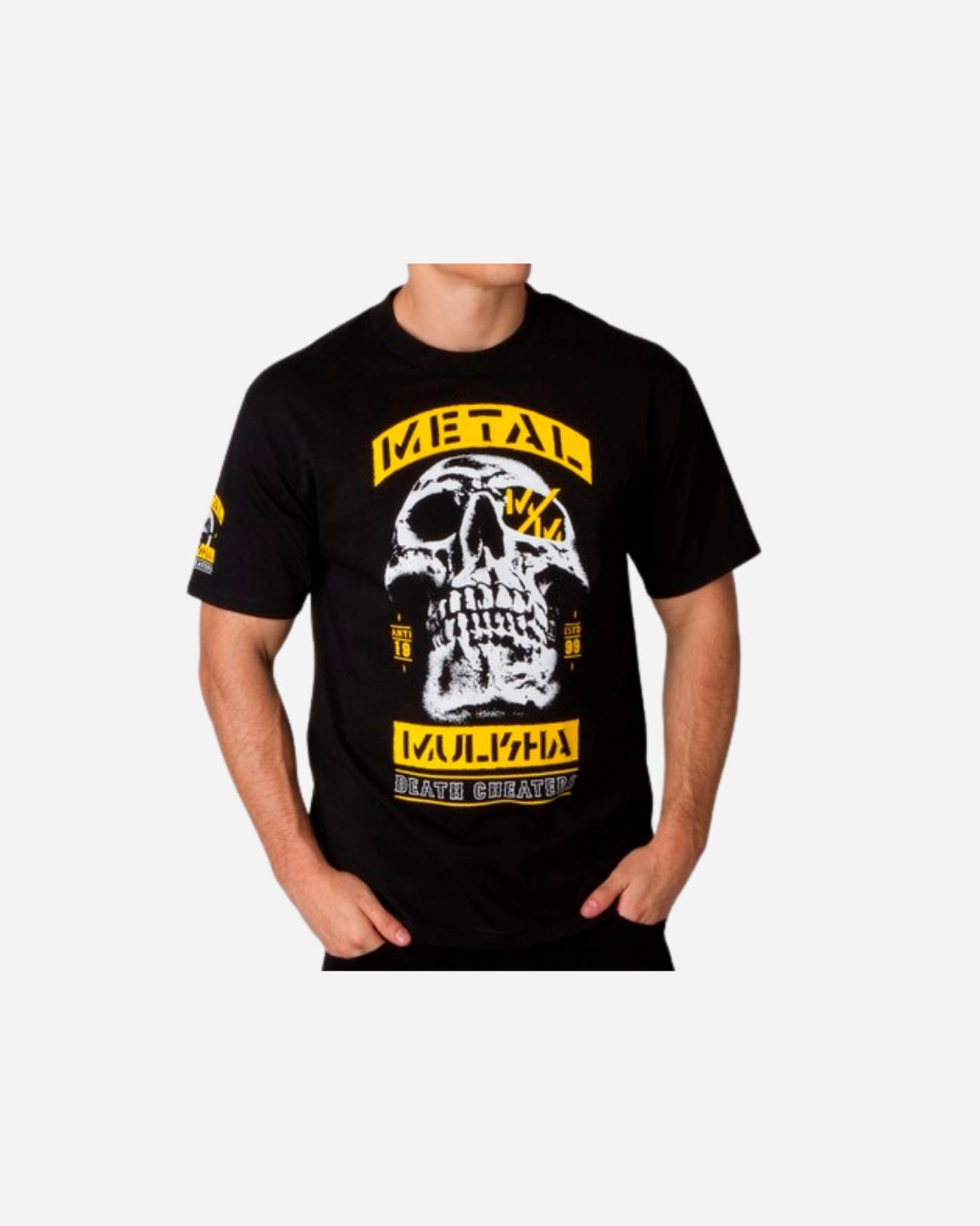 T-shirt Metal Mulisha Cheaters - Noir/Jaune