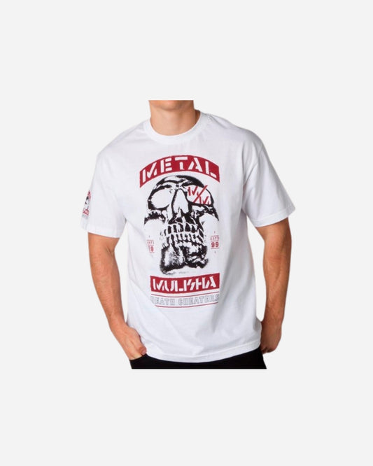 T-shirt Metal Mulisha Cheaters - Blanc
