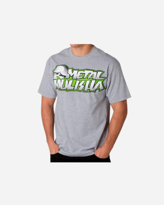 T-shirt Metal Mulisha New Paint - Gris graphite chiné