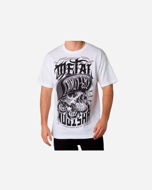 T-shirt Metal Mulisha Hoodlum - Blanc