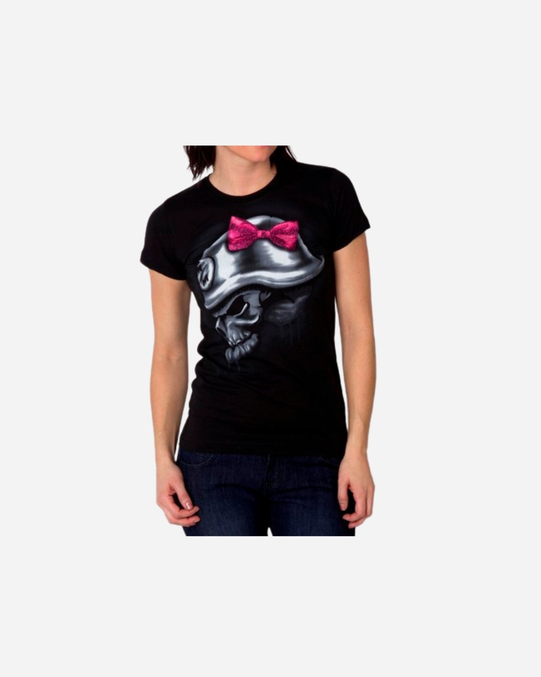 T-shirt Femme Metal Mulisha Tag - Noir