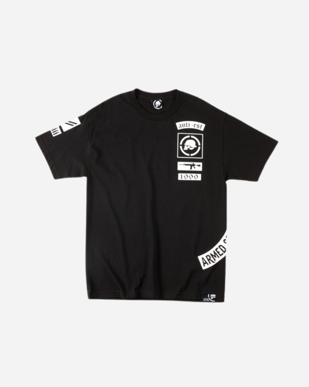 T-shirt Metal Mulisha Patched - Noir