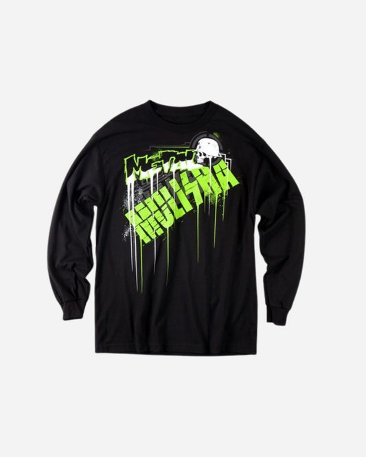 T-shirt Metal Mulisha Drip manches longues - Noir