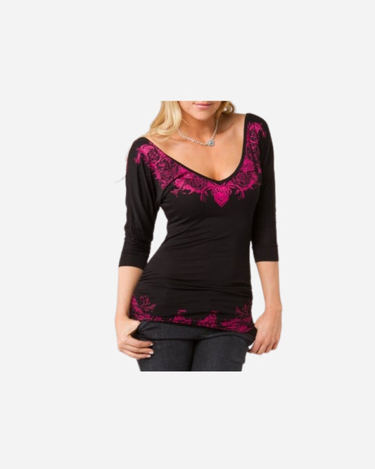 Top Femme Metal Mulisha Janis - Noir