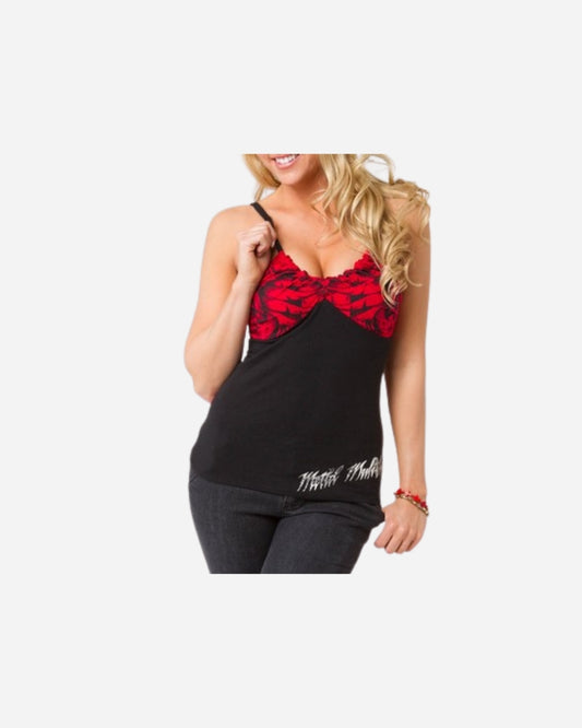 Top Femme Metal Mulisha Protection - Rouge