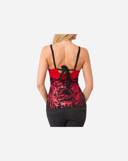 Top Femme Metal Mulisha Protection - Rouge