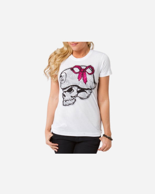 T-shirt Femme Metal Mulisha Wildfire - Blanc