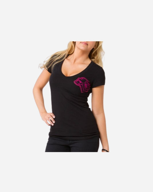 T-shirt Femme Metal Mulisha Rev It - Blanc