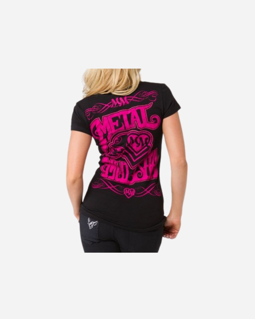 T-shirt Femme Metal Mulisha Rev It - Blanc