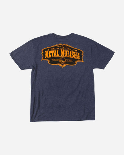 T-shirt Metal Mulisha West - Bleu marine chiné