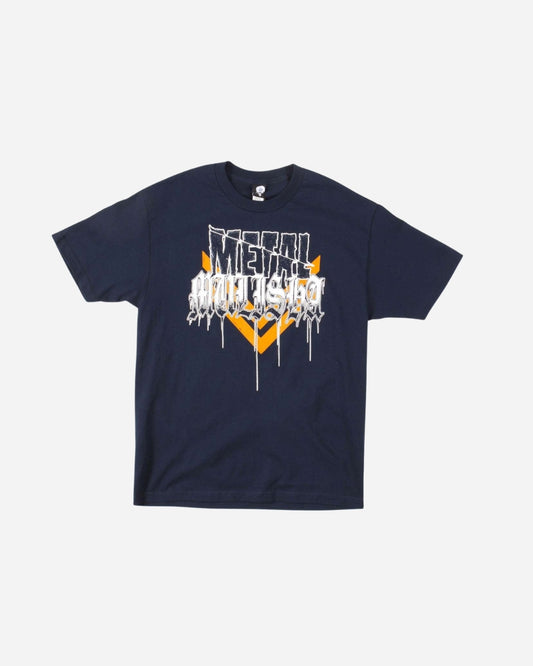 T-shirt Metal Mulisha Stacked - Bleu marine