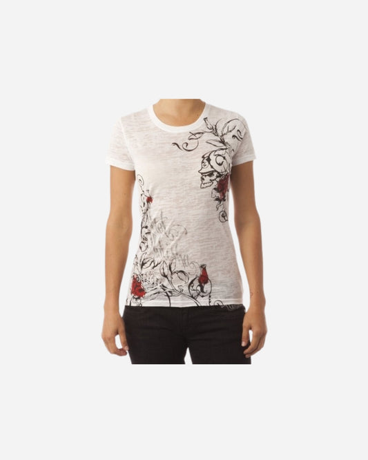 T-shirt Femme Metal Mulisha Maha - Blanc