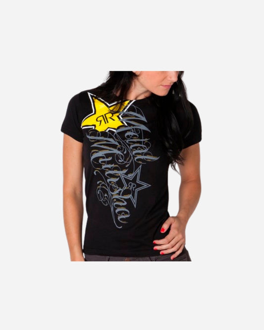 T-shirt Femme Metal Mulisha Double Take - Noir