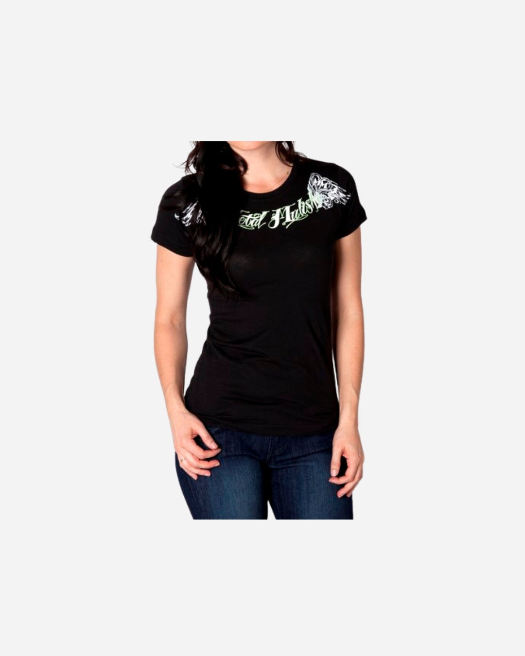 T-shirt Femme Metal Mulisha Genevieve col rond - Noir