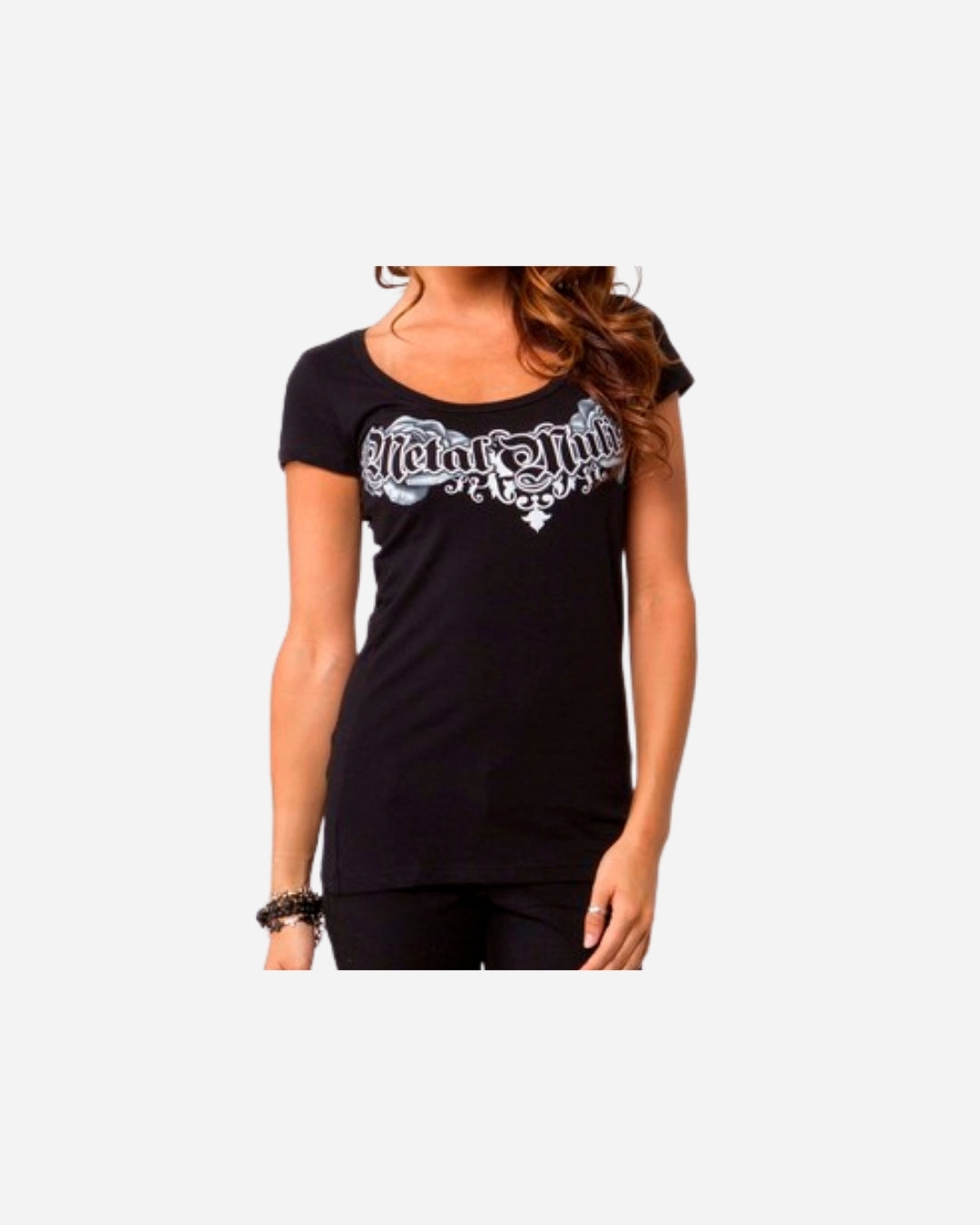 T-shirt Femme Metal Mulisha True Beauty - Noir