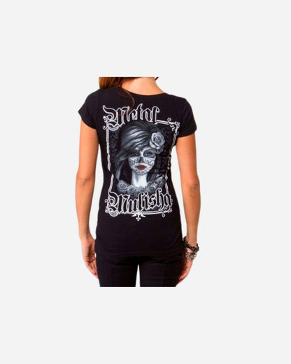 T-shirt Femme Metal Mulisha True Beauty - Noir