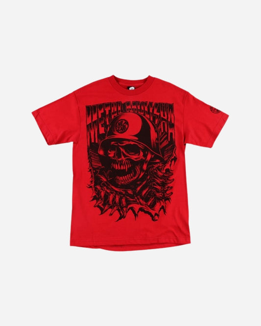 T-shirt Metal Mulisha Destroy - Rouge