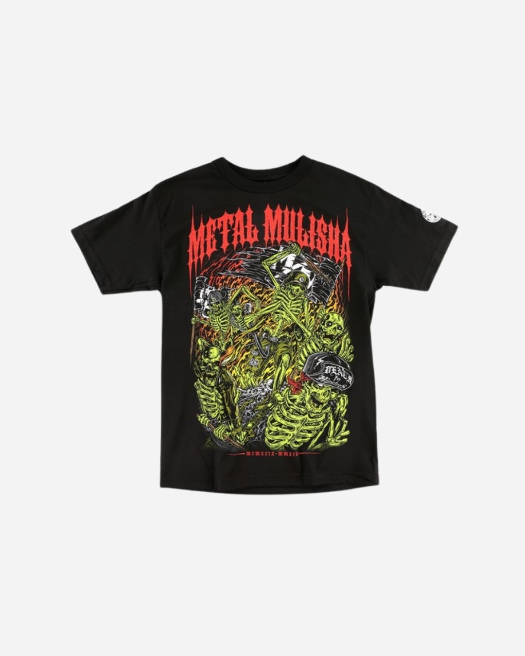 T-shirt Metal Mulisha Mayhem - Noir/Rouge