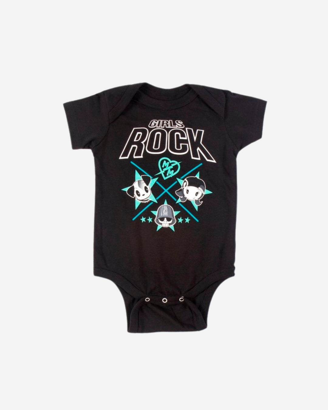 Body neonato Metal Mulisha Girls Rock - Nero