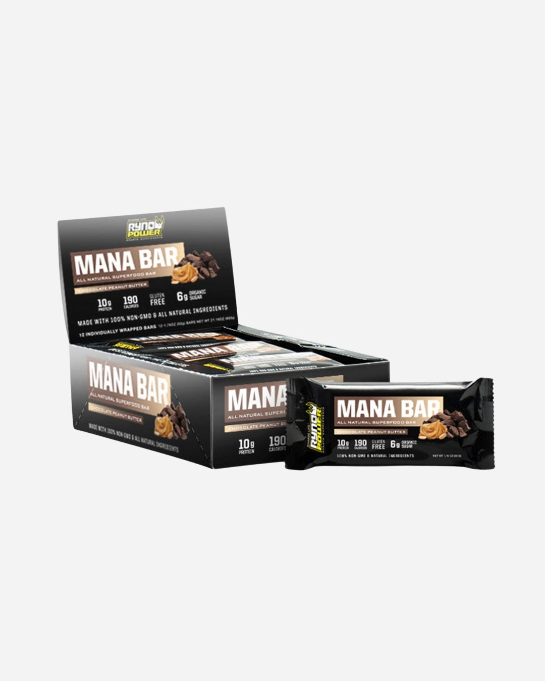 Barre Protéinée Ryno Power Mana - Chocolat