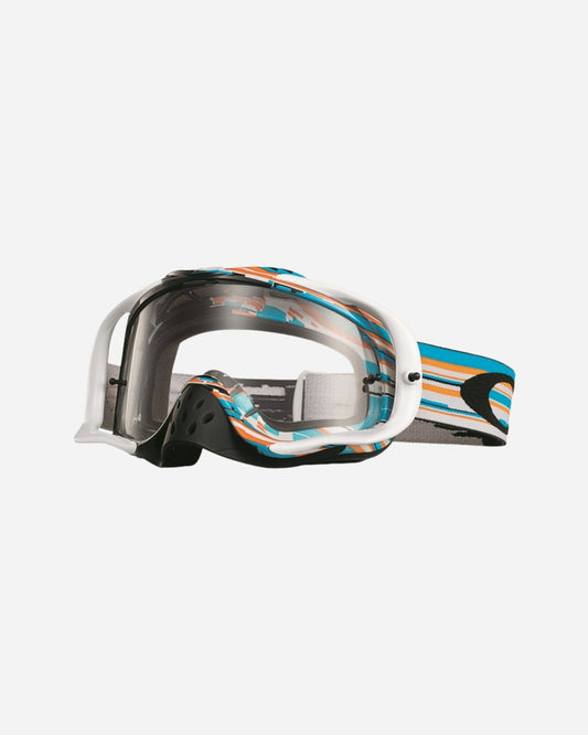 Oakley Crowbar MX Goggle - Glitch Schwaz / Gelb