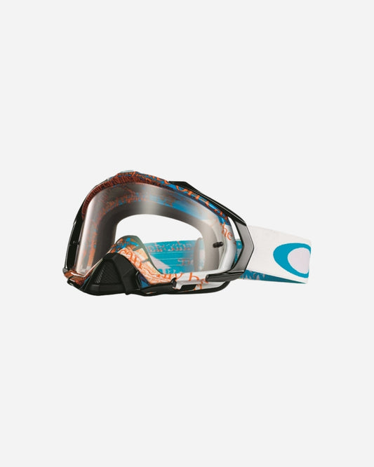 Masque Oakley Mayhem MX - Tagline Bleu/Orange