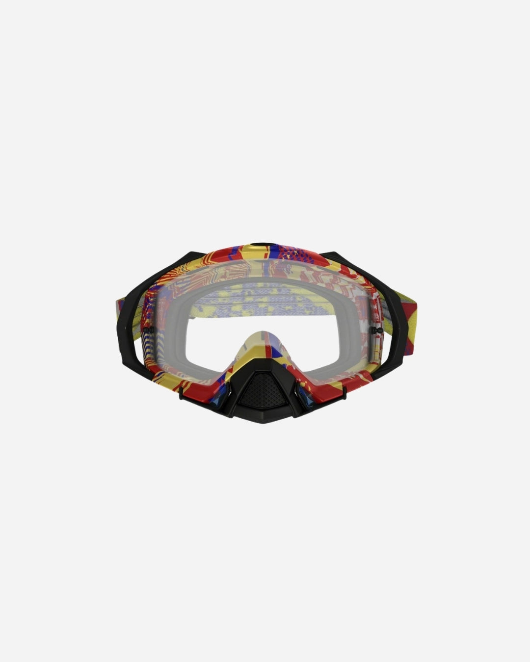 Oakley Mayhem Pro MX Goggle - Mosh Pit Rosso / Blu