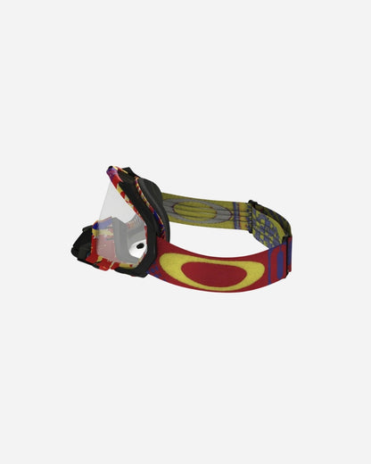 Oakley Mayhem Pro MX Goggle - Mosh Pit Rosso / Blu