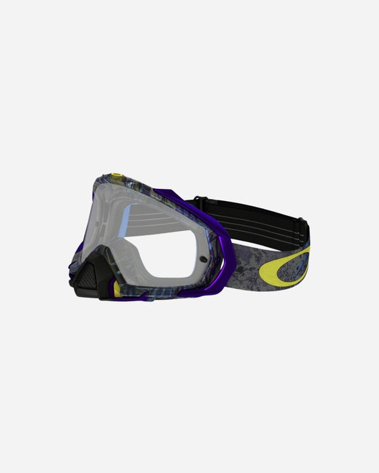 Masque Oakley Mayhem Pro MX - Skull Pipe Bleu