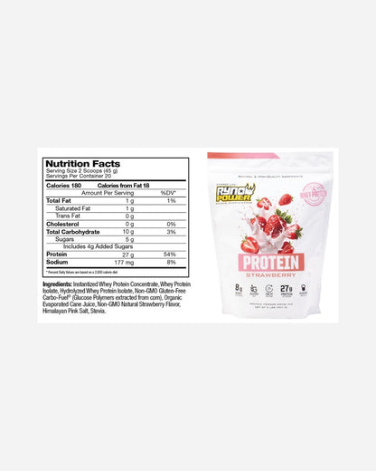 Poudre de Protéine Whey Premium Ryno Power - Fraise