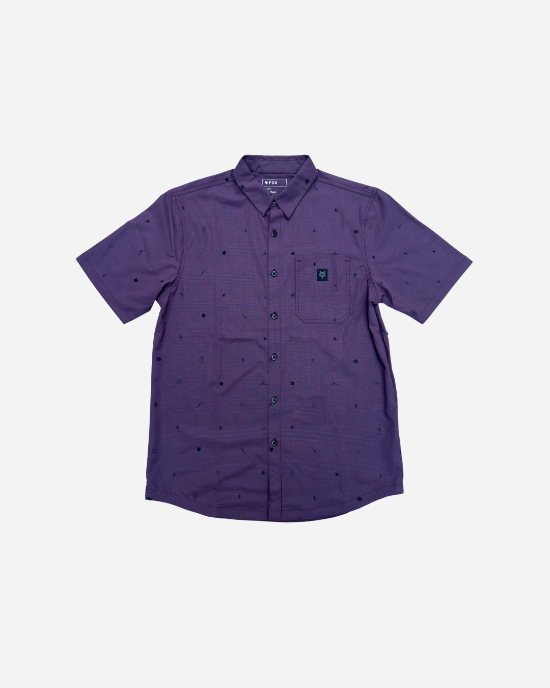 Maglia maniche corte Fox Racing Ranger Woven - Viola scuro