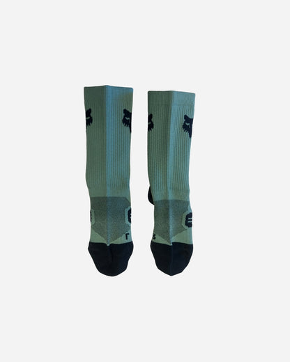 Fox Racing Ranger Crew 6" Youth Socks - Hunter Green