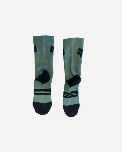 Fox Racing Ranger Crew 6" Youth Socks - Hunter Green
