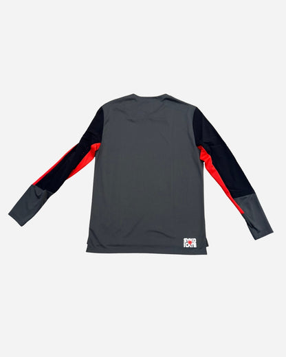 Fox Racing Defend Syndicate Langarm Trikot - Dunkelgrau