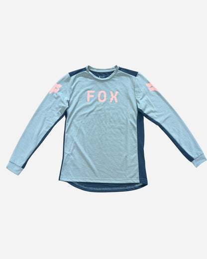 Fox Racing Ranger DR Aviation Kinder Langarm Trikot - Vintage Grau