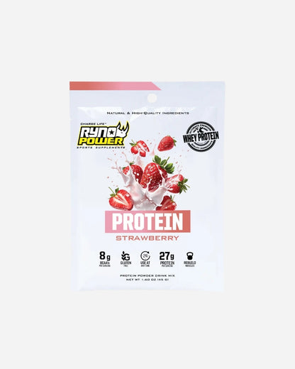 Poudre de Protéine Whey Premium Ryno Power - Fraise