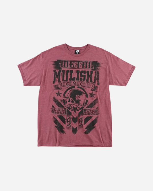 Metal Mulisha Chalk T-Shirt – Heathered Burgundy