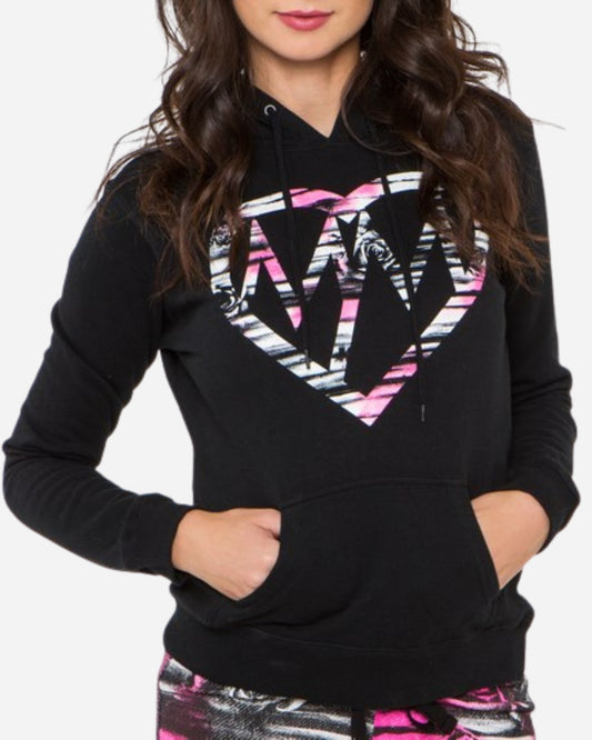 Sweat à capuche Femme Metal Mulisha Action - Noir