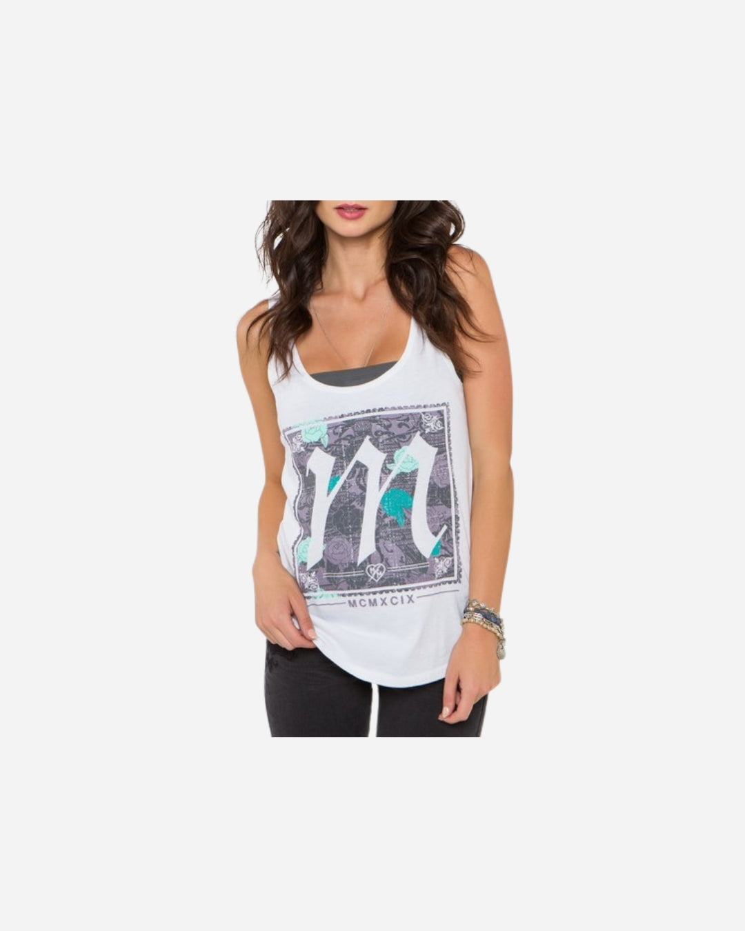 Women's Metal Mulisha Generation Tank Top - White