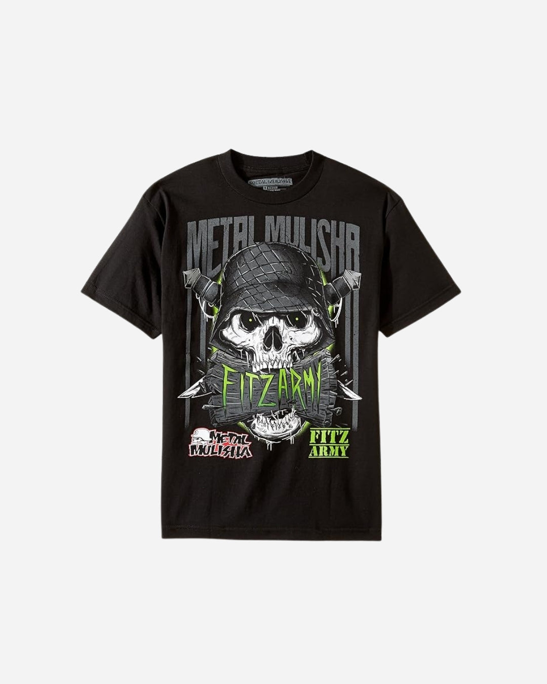 T-shirt Metal Mulisha Grinder Fitz - Noir
