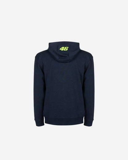 Veste à capuche zippée VR46 THE DOC - Bleu