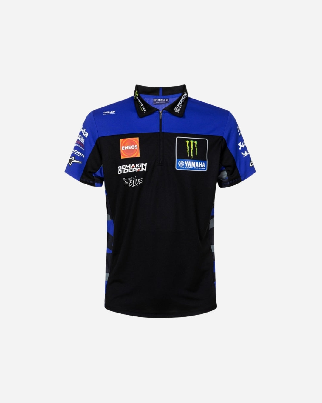 Polo VR46 Replica - Noir/Bleu