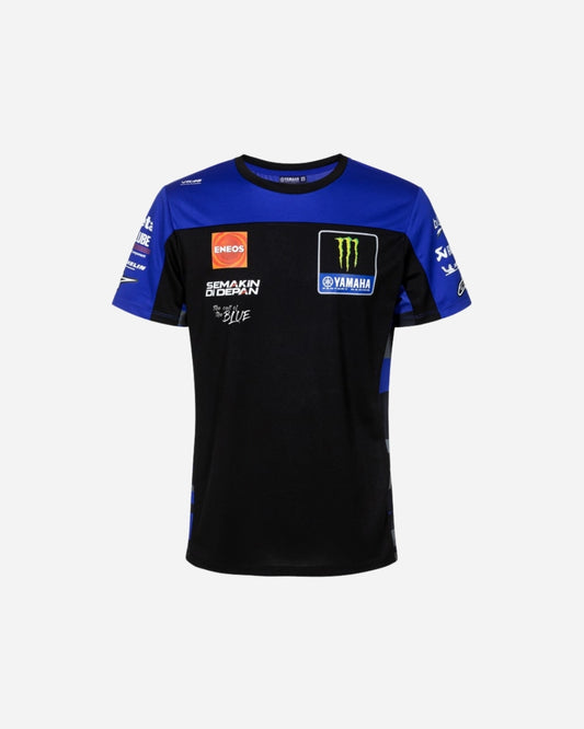 T-shirt VR46 Replica - Noir/Bleu